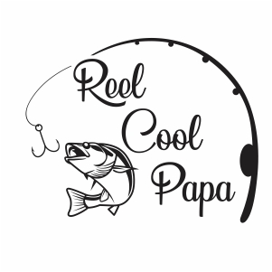 Premium Vector  Reel cool papa tshirt designs