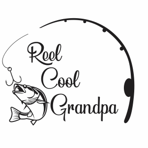 Download Grandpa fishing SVG | Reel Cool Fishing Grandpa Svg | Svg ...