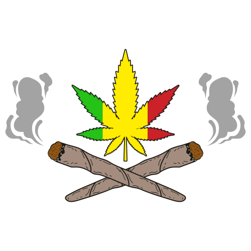 Reggae Cannabis Svg