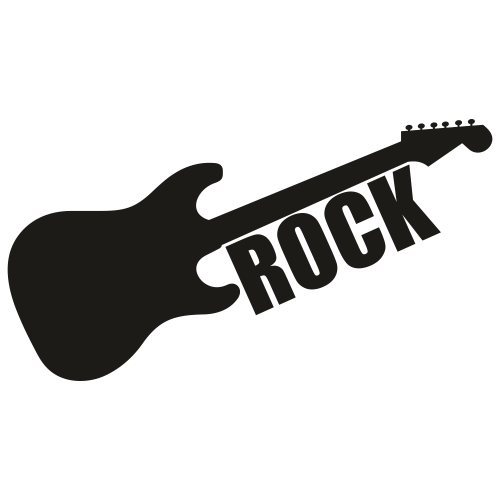 rock guitar vector