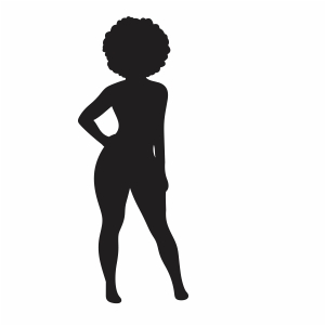 Thick Girl Vector