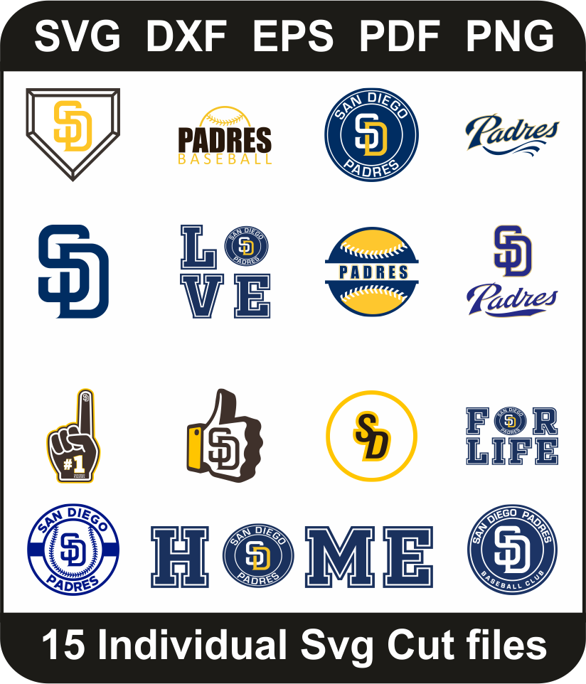 San Diego Padres Svg Bundle