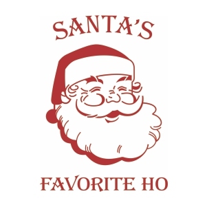 Santas face Favorite Ho vector file