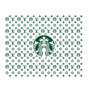 LV Starbucks Pattern Vector