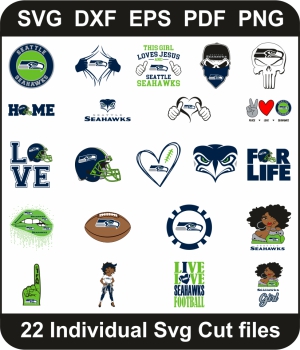 Seattle Seahawks Svg Bundle