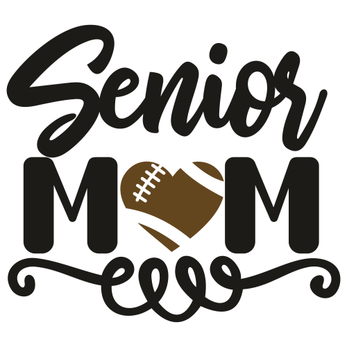 Senior Mom SVG Senior Mom Football vector File Senior Mom Sports