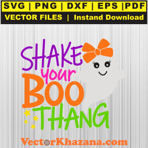 Halloween Shake your Boo Thang SVG