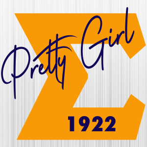 Sigma Gamma Rho Pretty Girl Svg