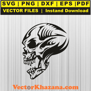 Halloween Skull Design Svg