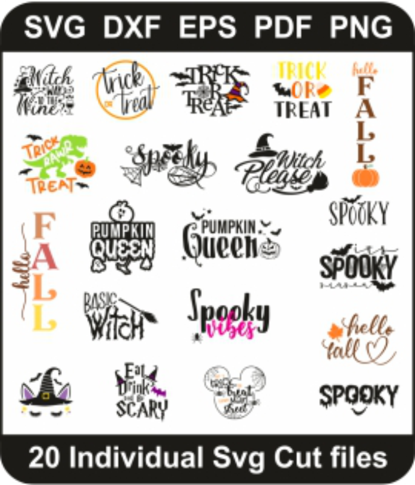 Spooky Halloween Svg Bundle