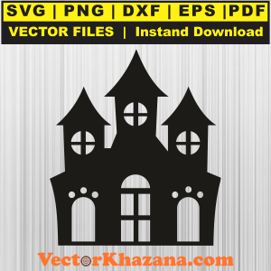 Spooky Castle Svg