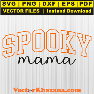 Spooky Mama Svg Png