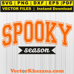 Spooky Season Letter Svg
