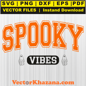 Spooky Vibes Ghost Svg