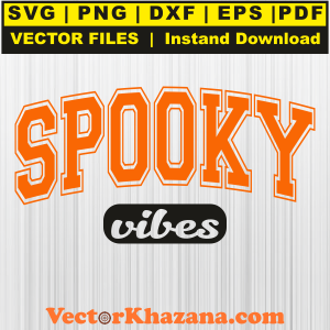 Spooky Vibes Letter Svg
