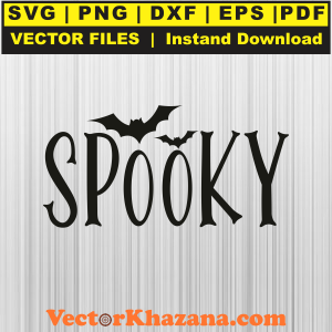 Spooky Halloween Letter Svg