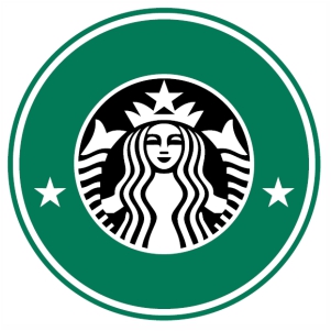Starbucks Coffee 2 star vector