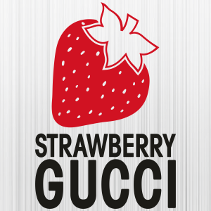 Strawberry Gucci Svg