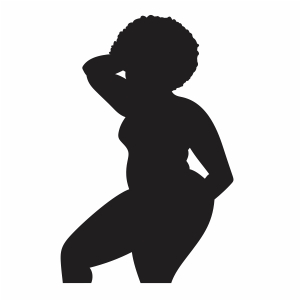 Download Curvy Thick Girl vector | Curvy African Woman Vector Image ...