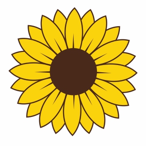 Sunflower SVG | Sunflower monogram svg cut file Download ...