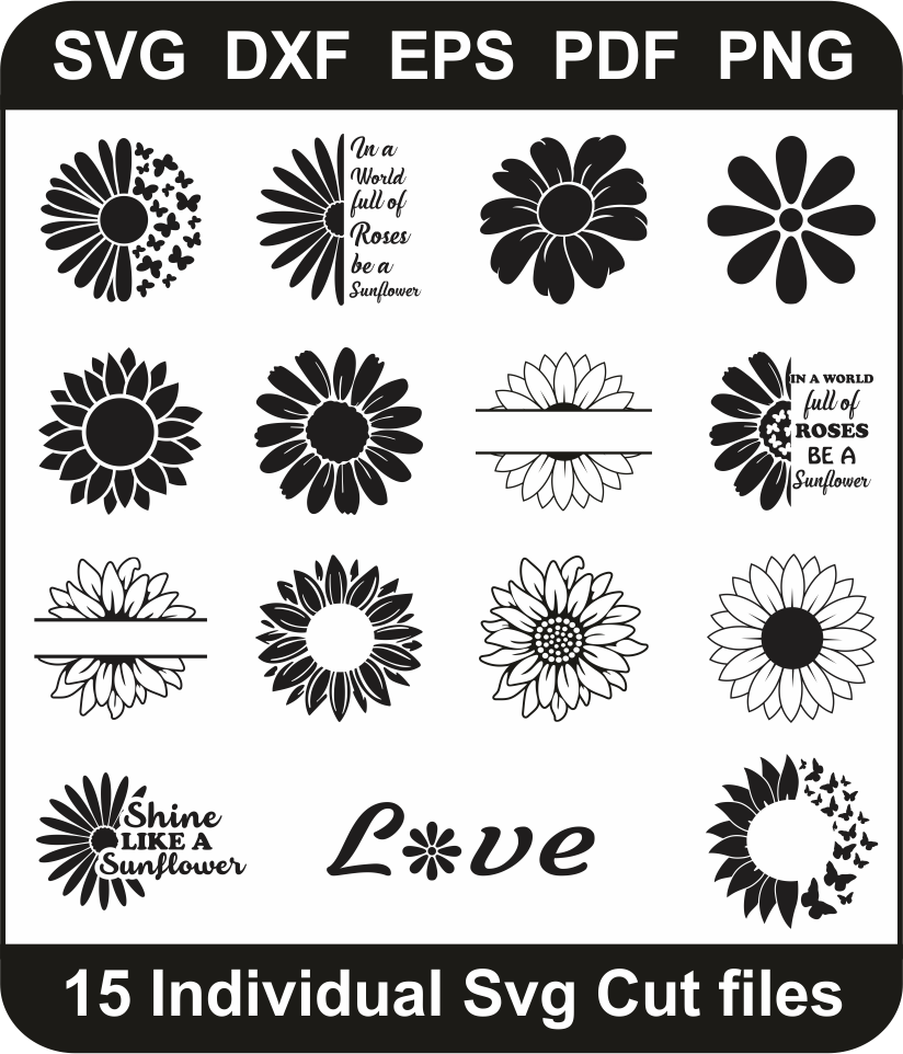 Sunflower SVG Bundle