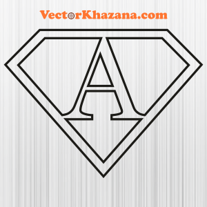 Superhero Themed Letters A Svg