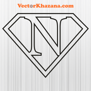 Superhero Themed Letters N Svg