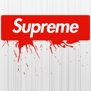 Supreme Water Drop Style SVG, Supreme PNG