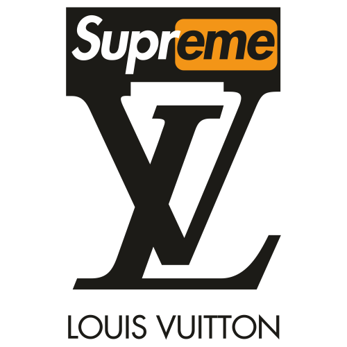 Louis Vuitton Supreme Logo Embroidery Designs