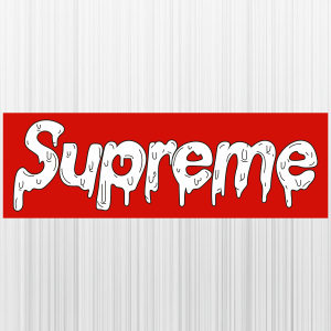 Supreme Water Drop Style SVG, Supreme PNG