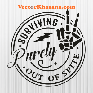 Surviving Purely Out Of Spite Svg