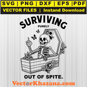 Surviving Purely Out Of Spite Svg