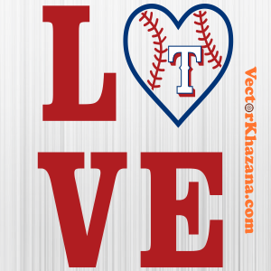Texas Rangers Love Svg Png online in USA