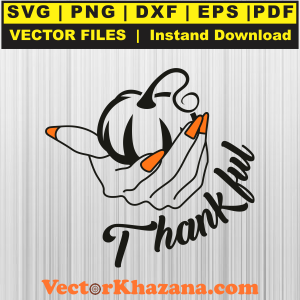 Thankful Pumpkin SVG