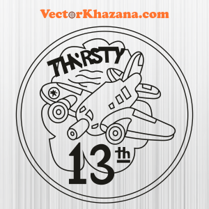 US Army Air Forces Thirsty 13Th Svg