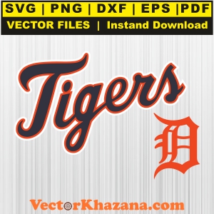 Detroit Tigers D Logo Svg