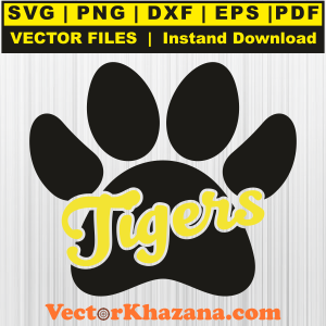 Tigers Paw Svg