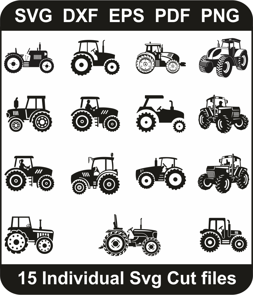 Tractor SVG Bundle