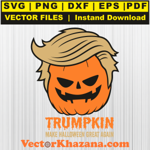 Trumpkin Make Halloween Great Again Svg