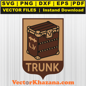 Louis Vuitton Trunk Svg