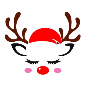 Christmas Reindeer Unicorn deer vector file