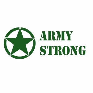Army Strong Svg