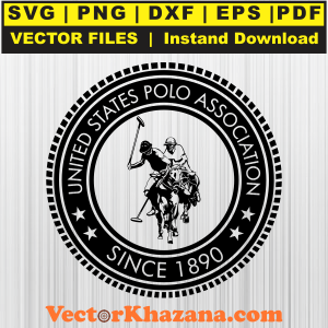 United States Polo Association Since 1890 Svg