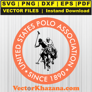 United States Polo Association Since 1890 Svg Png