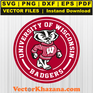 University Of Wisconsin Badgers Svg