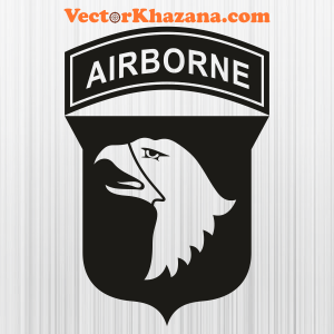Us Army 101st Airborne Veteran Symbol Svg