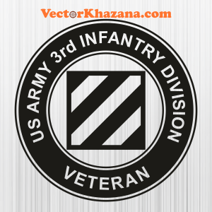 Us Army 3rd Infantry Division Veteran Svg