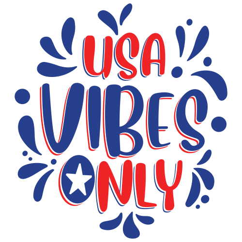 Usa Vibes Only Svg