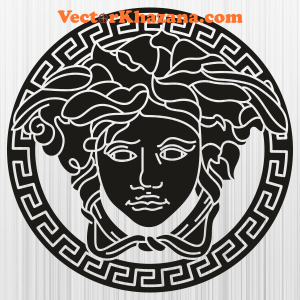 Versace Black Logo SVG | Versace Accessories PNG