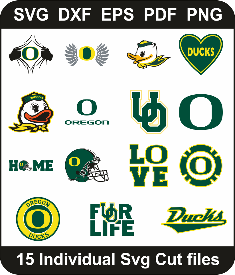 Oregon Ducks Svg Bundle